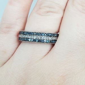 925 silver diamond ring